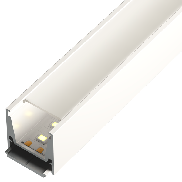 PERFIL LED DE SOBREPONER PROFUNDO BLANCO 2.4 MT